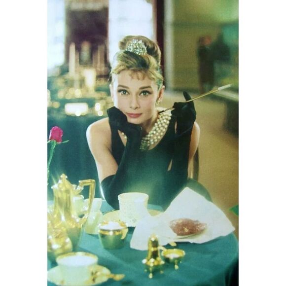 2 Audrey Hepburn Framed Picture COLLAGE Prints Wall Art Breakfast at Tiffany’s - Picture 4 of 9